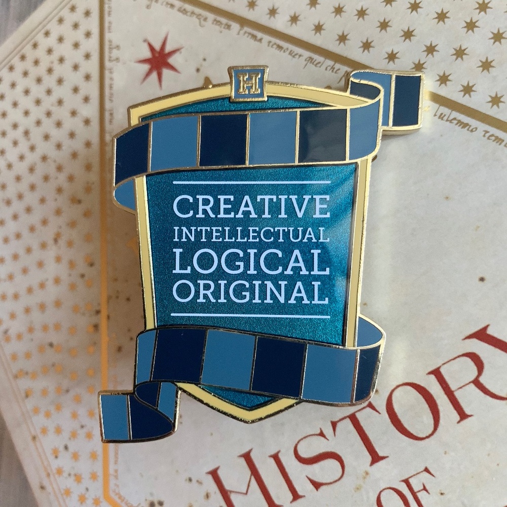 Harry Potter Ravenclaw Crest Hard Enamel Pin